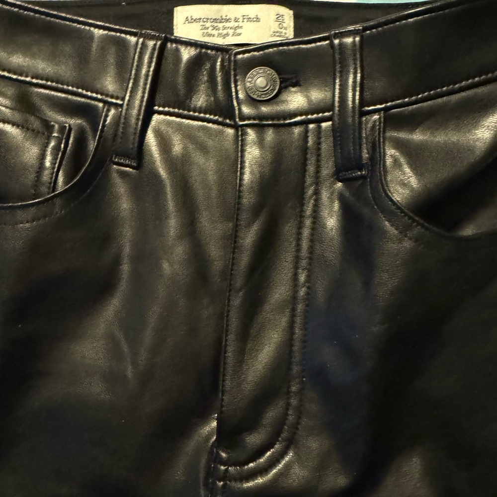 Abercrombie leather pants